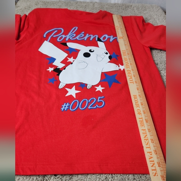 Kids Pokemon Red T-Shirt - XL - Picture 3 of 7